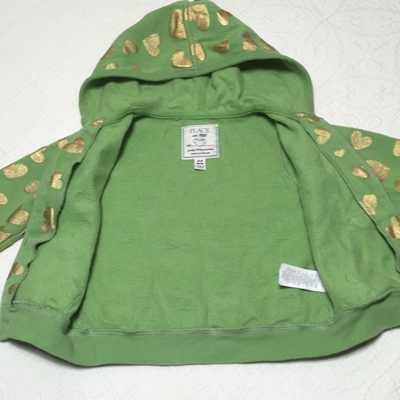 24m (4/$20) Sparkle Hearts Hoodie by 1989 Place - Picture 6 of 15
